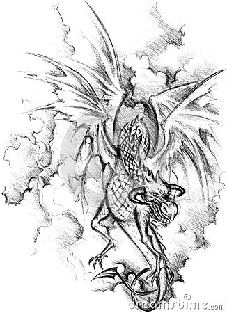 Dragon(2) Cartoon Illustration