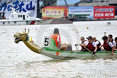 Dragon boat race Editorial Stock Photo