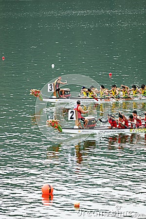 Dragon Boat Race Editorial Stock Photo