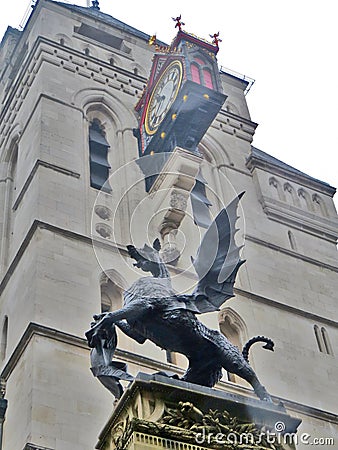 Dragon, City of London, England Stock Photo