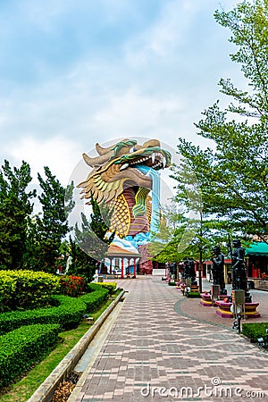 Dragon descendants museum, Suphanburi, Thailand Editorial Stock Photo