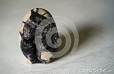 Dragon egg nodule - a hidden gem for collectors Stock Photo