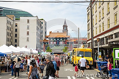 Dragon Fest Chinatown Seattle Washington Editorial Stock Photo