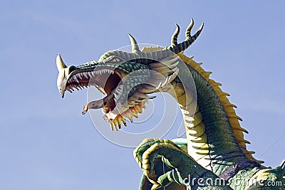 Dragon head Stock Photo