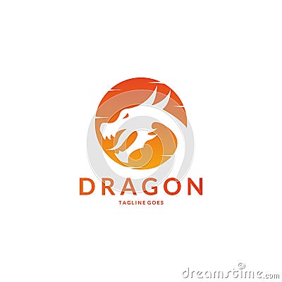 Dragon logo Vector Illustration