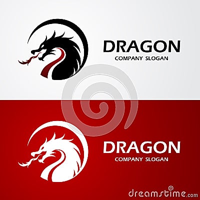 Dragon logo Vector Illustration