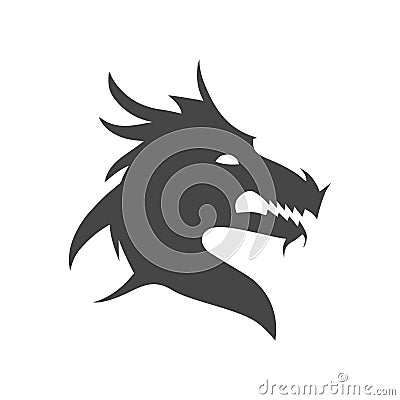 Dragon mascot icon - vector Illustration Vector Illustration