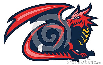 Dragon mascot Vector Illustration