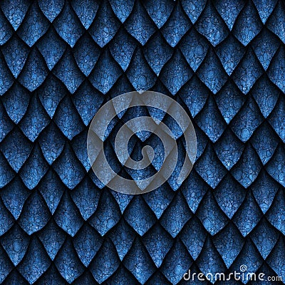 Dragon scales seamless texture Stock Photo