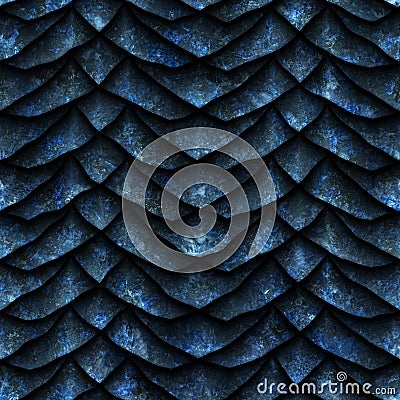 Dragon scales seamless texture Stock Photo