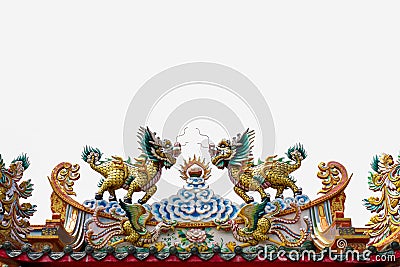 Dragon unicorn Stock Photo