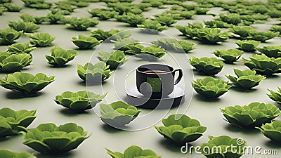 Dragon Well Long Jing Green Tea, Chinese tea Stock Photo