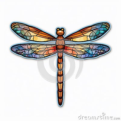 Dragonfly clipart stickers Cartoon Illustration