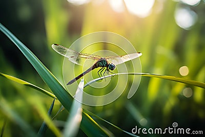 A dragonfly is a type of insect Stock Photo