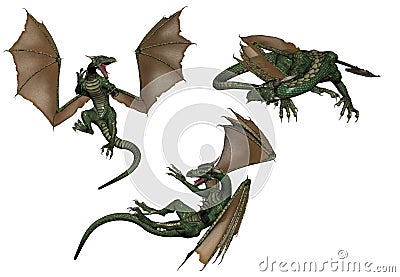 Dragons Stock Photo
