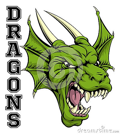 Dragons Mascot Vector Illustration