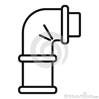 Drain equipment icon outline vector. Service plumber Vector Illustration