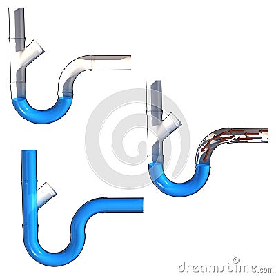 Drain pipe Cartoon Illustration