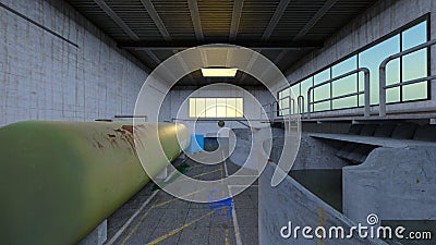 Drainage facility Stock Photo