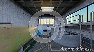 Drainage facility Stock Photo