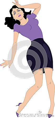 Drama queen Vector Illustration