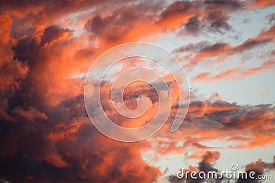 Dramatic Clouds Stock Photo