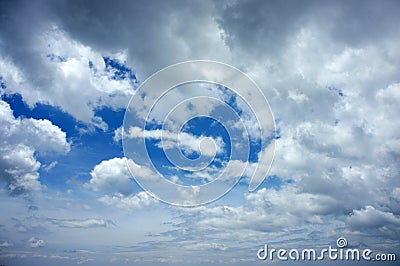 Dramatic cloudscape, cloud sky Stock Photo