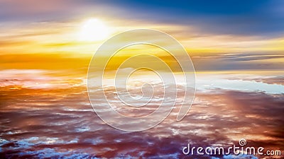 . Dramatic nature background . Journey of the Soul . Stock Photo