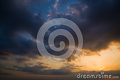 Dramatic sky Stock Photo