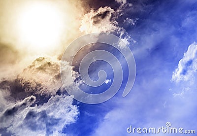 Dramatic Sky Stock Photo