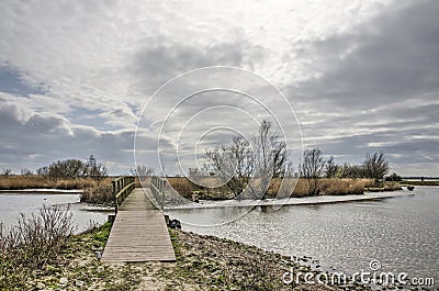 Tiendgorzen nature reserve Stock Photo