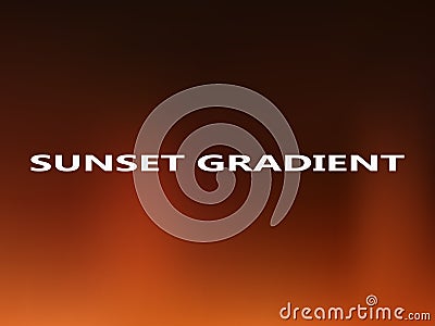 Dramatic Sunset Gradient Vector Illustration