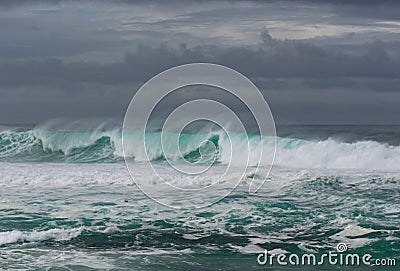 Dramatic waves Stock Photo