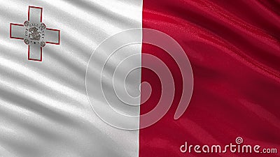 Drapeau de Malte - boucle sans couture Drapeau de Malte - boucle sans couture