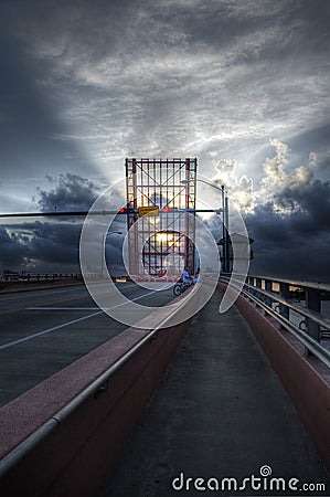 Drawbridge Stock Photo