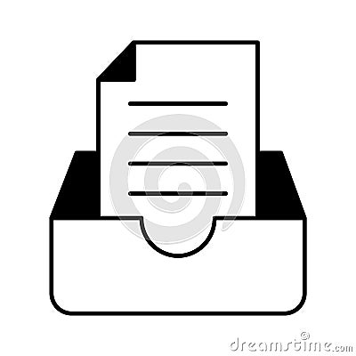 Drawers Glyph Style vector icon which can easily modify or edit Vector Illustration