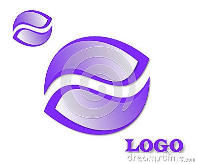 Drawing company logo. Vector Illustration