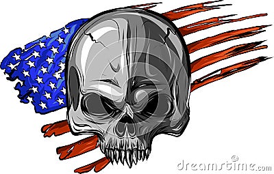 American skull Stock Photo