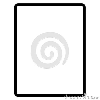 Drawing pad for illustrators on white background Stock Photo