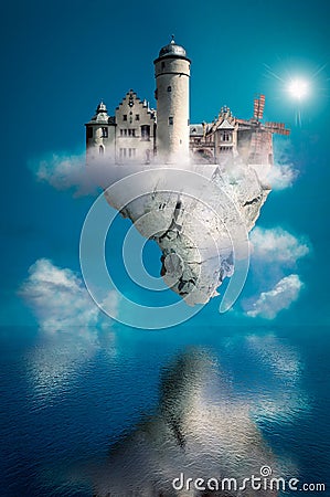 Dream castle Stock Photo