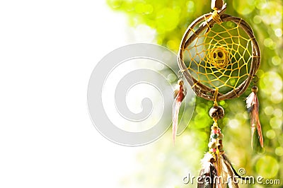 Dream catcher bokeh Stock Photo