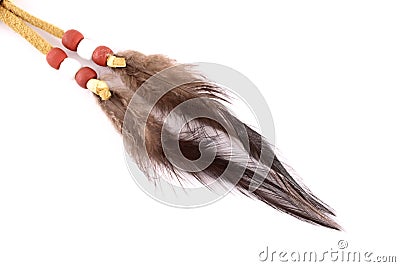 Dream catcher detail Stock Photo