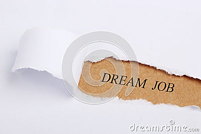 Dream Job Stock Photo