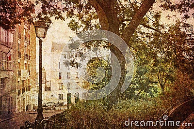Dream of Montmartre Stock Photo