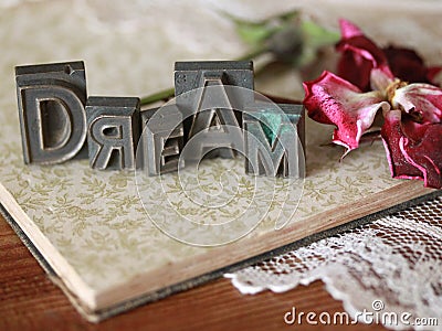 Dream Word Art Stock Photo