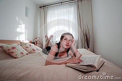 Dreaming Girl Stock Photo