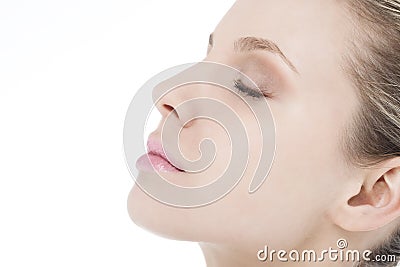 Dreaming woman Stock Photo