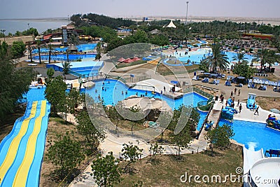 Dreamland aqua park Stock Photo
