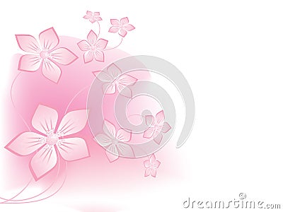 Dreamlike flowers Vector Illustration
