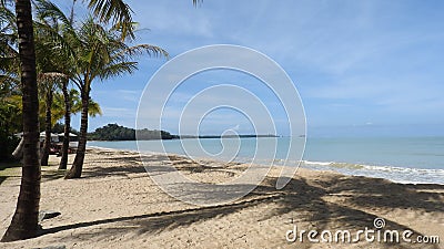 White beach at Khao Lak Thailand Stock Photo